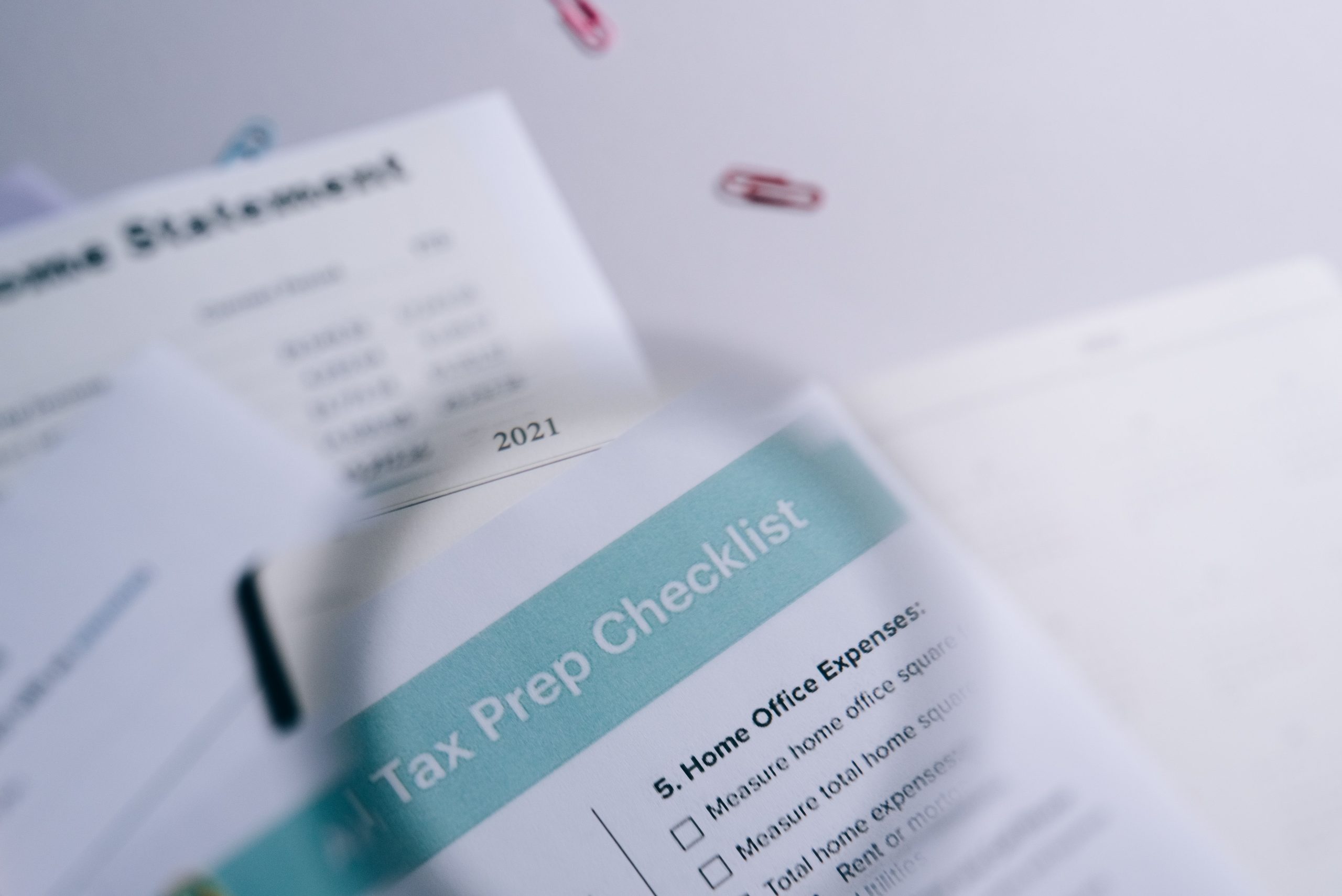 Checklist solde compte et releve revenus